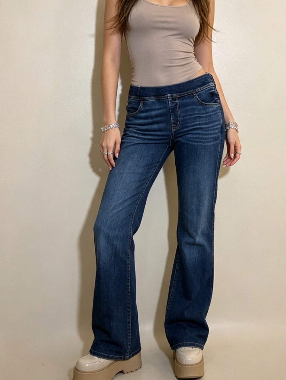 Torrid Lean Jean Slim Boot Super Soft Stretch Bootcut Jeans Blue Size 0